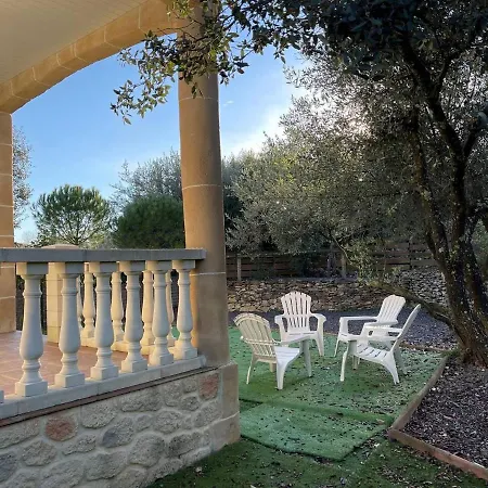 Ferienhaus Captivating 2-Bed Cottage Garden & Pool In Sauve Sauve